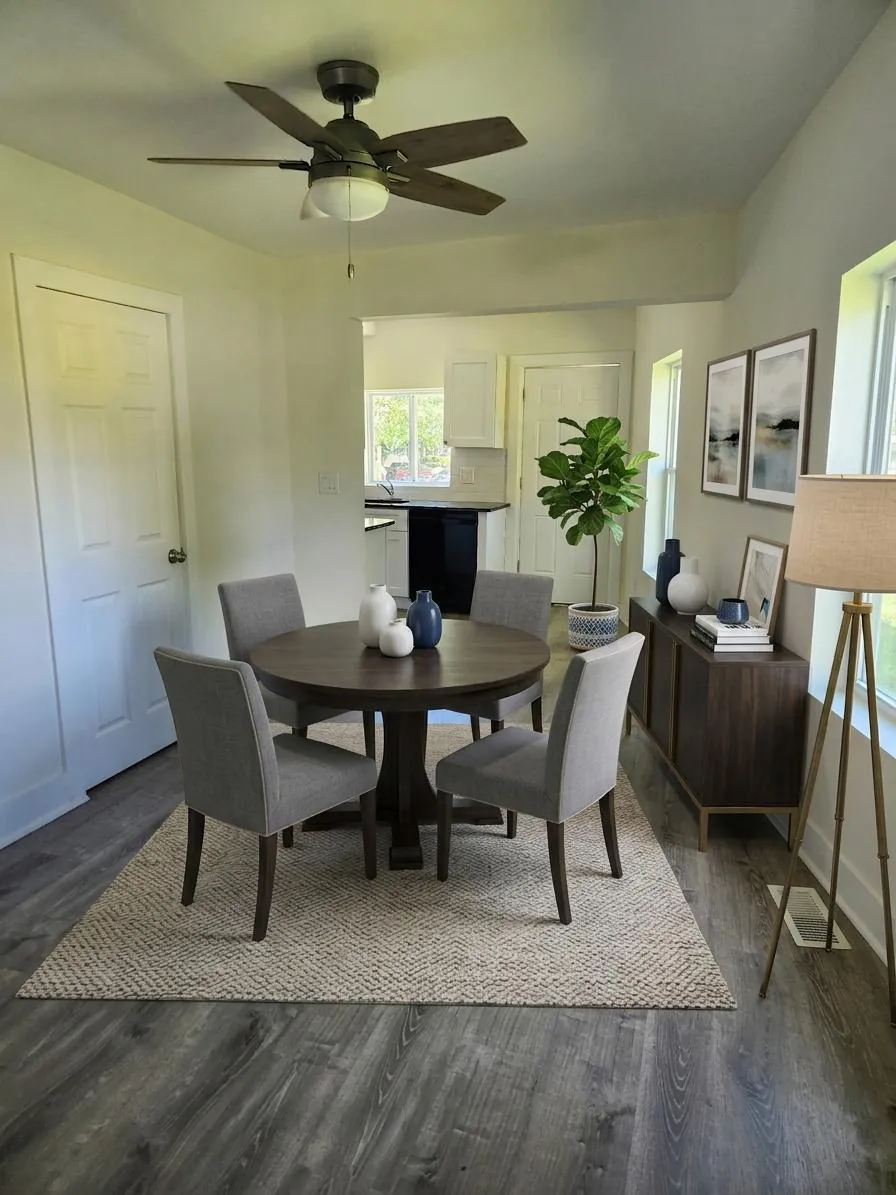A staged interior of a TerraVestra rental home in South Jersey.